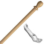 curtain rod and mounting bracket