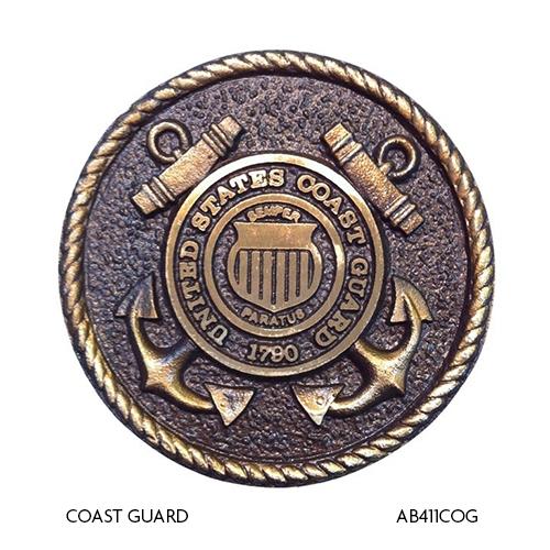 Coast Guard emblem with anchors hor