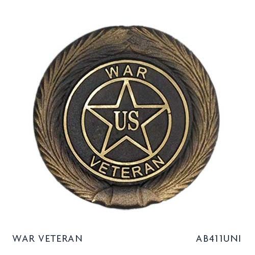 War Veteran Bronze Grave Marker