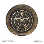 War Veteran Bronze Grave Marker