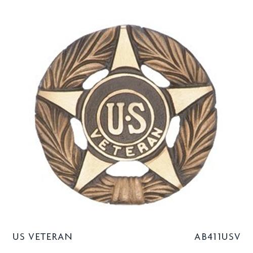US Veteran Bronze Grave Marker
