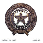 Indian War Vet Bronze Marker