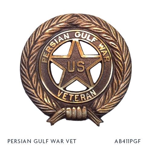 Persian Gulf War Vet Bronze Marker