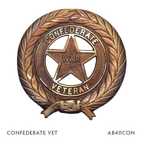 Confederate War Vet Bronze Marker