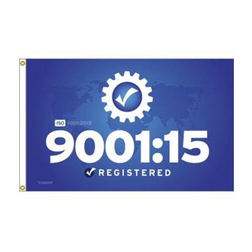 ISO 9001 15 registered banner