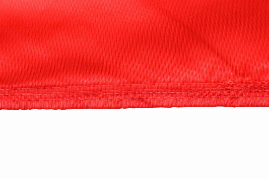 Canada Flag close-up stitches