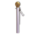 gold top pole with hook connector