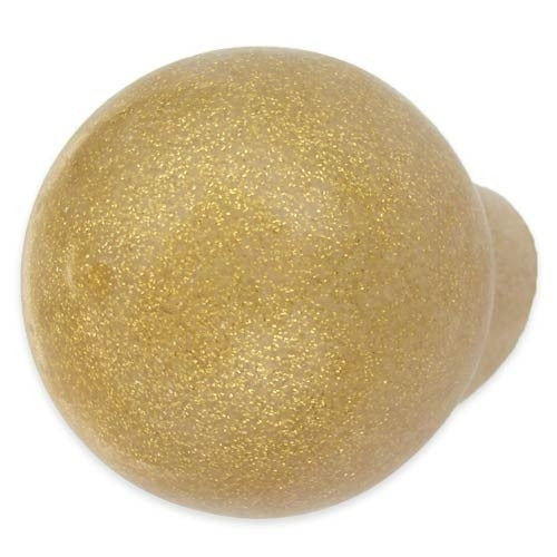 gold glittery spherical object