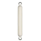 white fender with metal loops