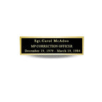 Sgt Carol McAdoo nameplate tribute