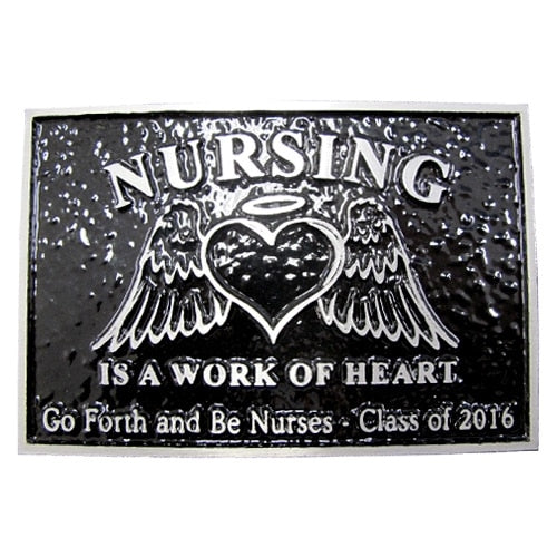 Aluminum Custom Plaque Heart