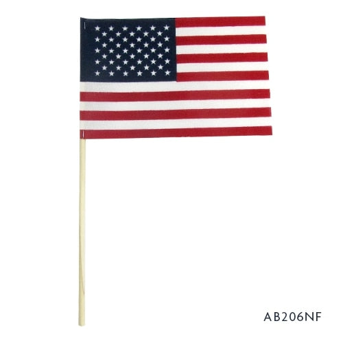 Muslin Miniature American Flags