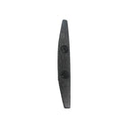 black wooden component with holes