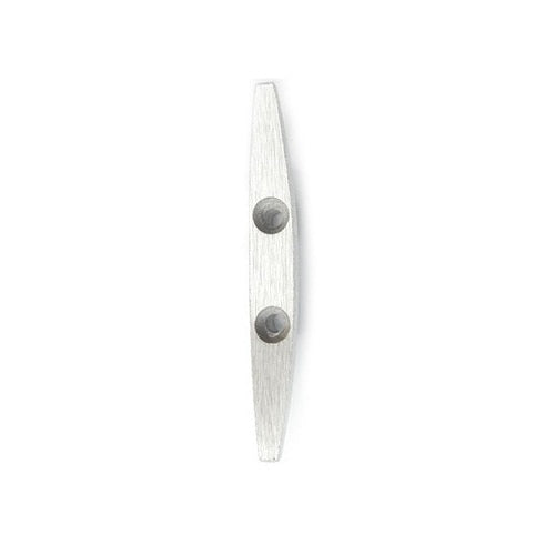 metal brail with two holes
