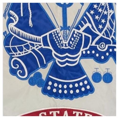Extreme Embroidered Nylon Army Flag