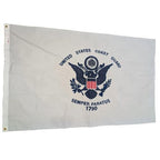 Embroidered Nylon Coast Guard Flag