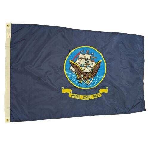 Embroidered Navy Flag