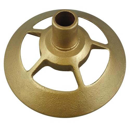 gold weight plate with handle