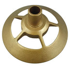gold weight plate with handle