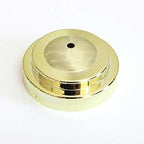 gold colored circular object