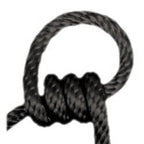 Black Rope flagpole Halyard