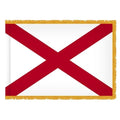 Alabama state flag with fringe
