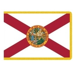 Florida state flag with seal