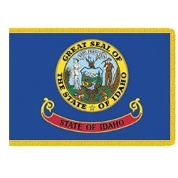 Indoor Idaho Flags