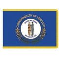 Kentucky flag with seal design