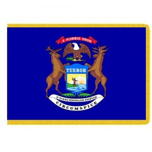 Michigan state flag design