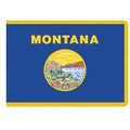 Montana state flag with seal