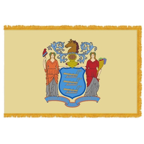 New Jersey state flag design emblem
