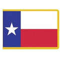 Texas state flag with yellow border