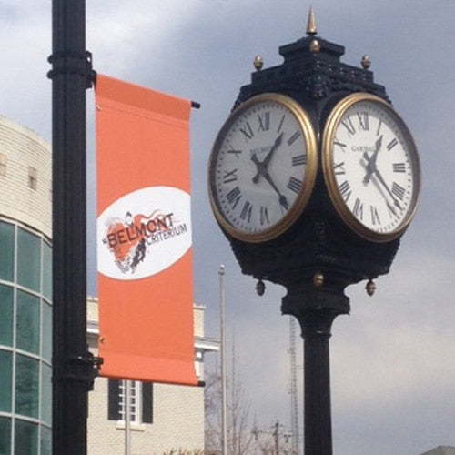 custom sign for light pole