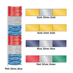 Patriotic Metallic Streamer Wiggler