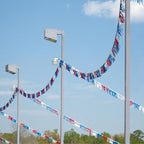 red white blue festive garlands 2