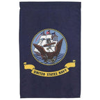 Navy Garden Flag