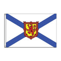 Nova Scotia flag with lion emblem