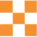 orange squares on white background