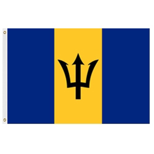 Barbados national flag design