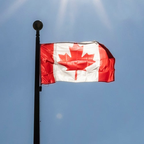 Outdoor Canada Flags