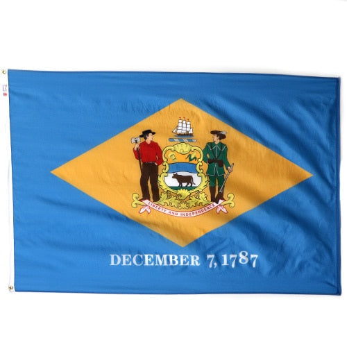 Delaware Flag Boat