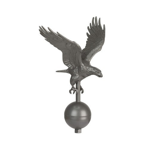 eagle figure on top of ball
