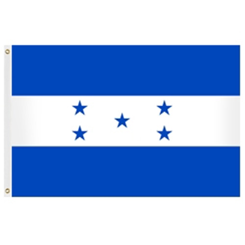 flag of Honduras blue white blue