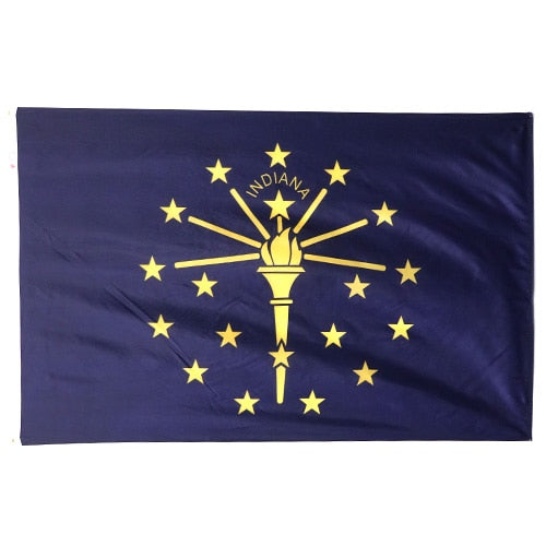 Outdoor Indiana Flag