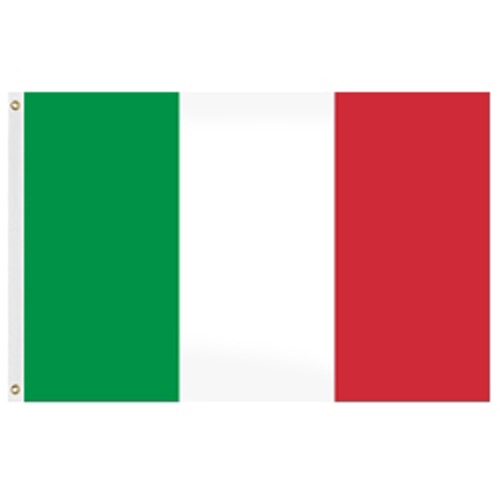 Italy flag green white red stripes