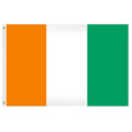 flag of Ivory Coast orange white gr