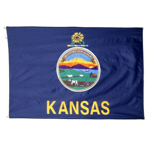 Polyester Kansas Flag