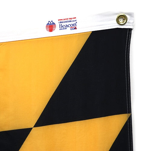Brass Grommets feature on MD Flag