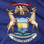 Outdoor Michigan State Flag Emblem